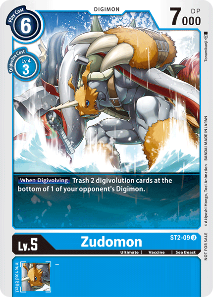 Zudomon [ST2-09] (Alternate Art) [Starter Deck: Cocytus Blue Promos] | The Gaming-Verse