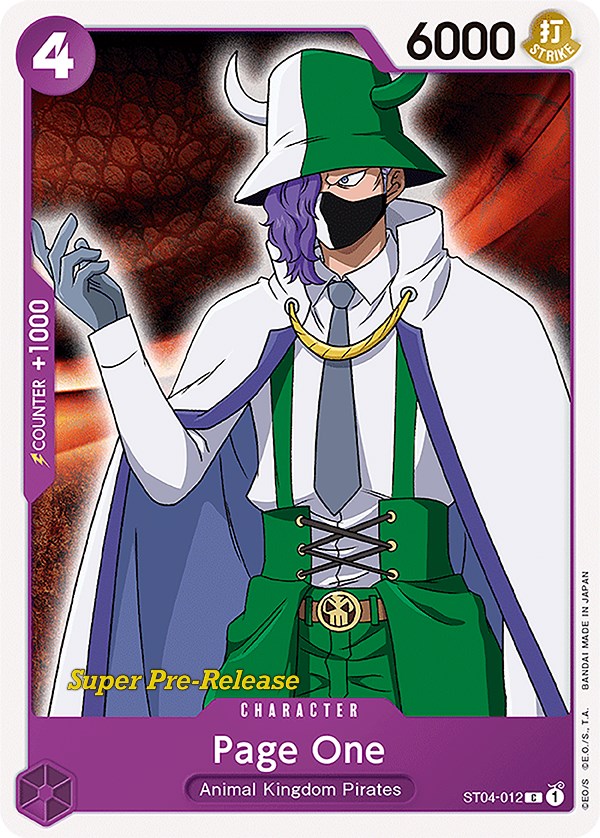 Page One [Super Pre-Release Starter Deck: Animal Kingdom Pirates] | The Gaming-Verse