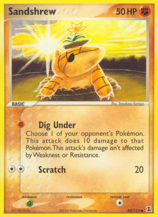 Sandshrew (82/113) [EX: Delta Species] | The Gaming-Verse