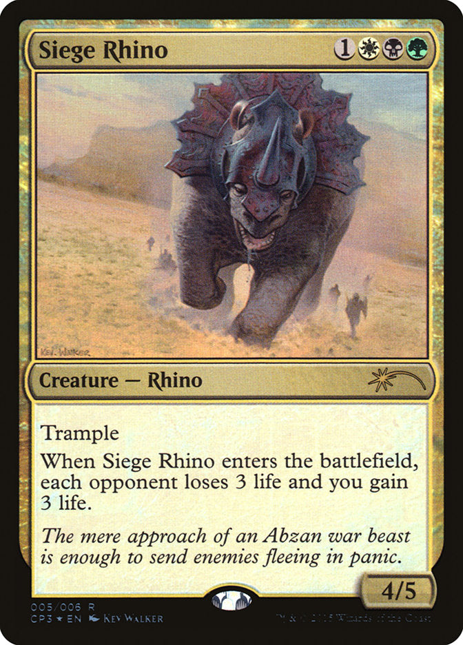 Siege Rhino [Magic Origins Clash Pack] | The Gaming-Verse