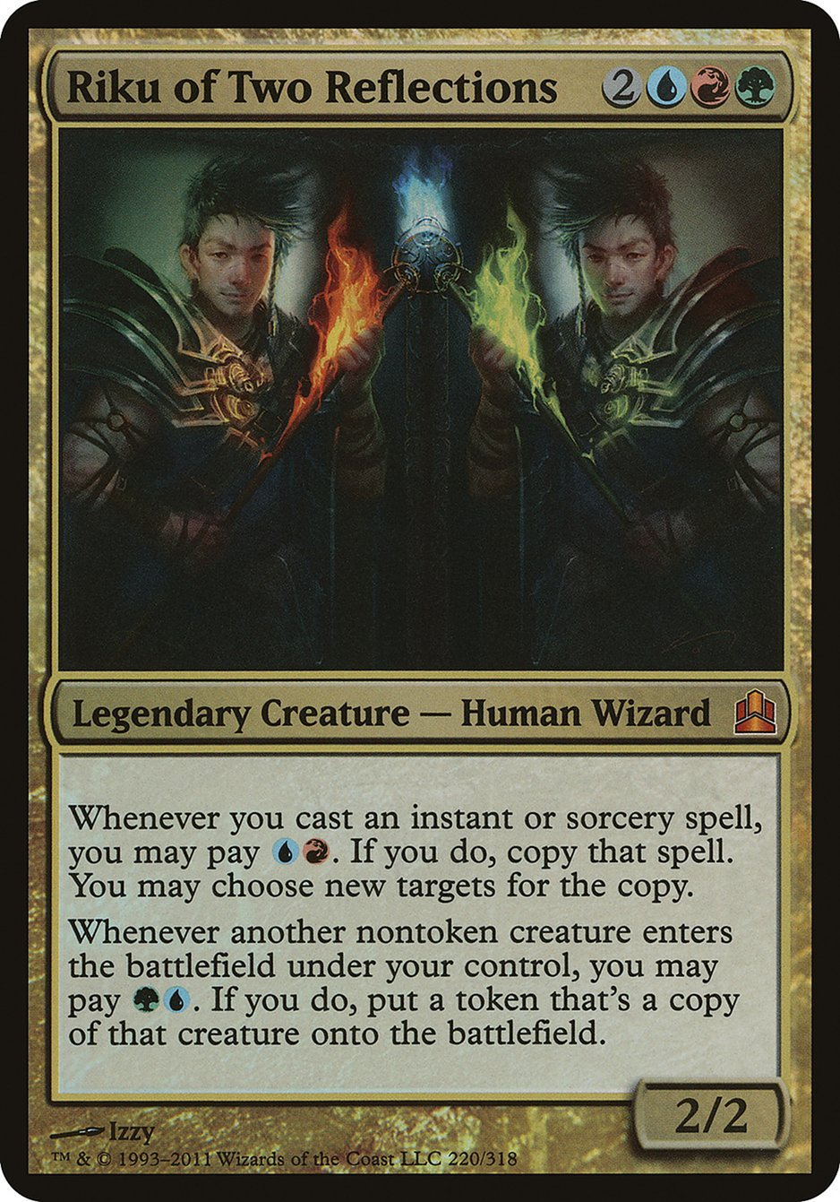 Riku of Two Reflections (Oversized) [Commander 2011 Oversized] | The Gaming-Verse