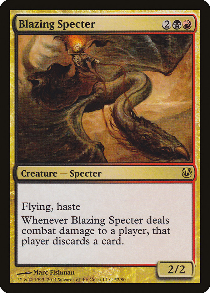 Blazing Specter [Duel Decks: Ajani vs. Nicol Bolas] | The Gaming-Verse