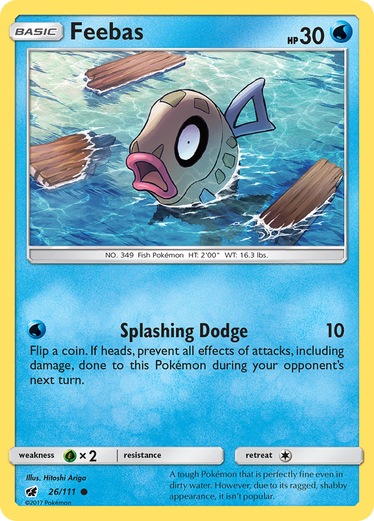 Feebas (26/111) [Sun & Moon: Crimson Invasion] | The Gaming-Verse