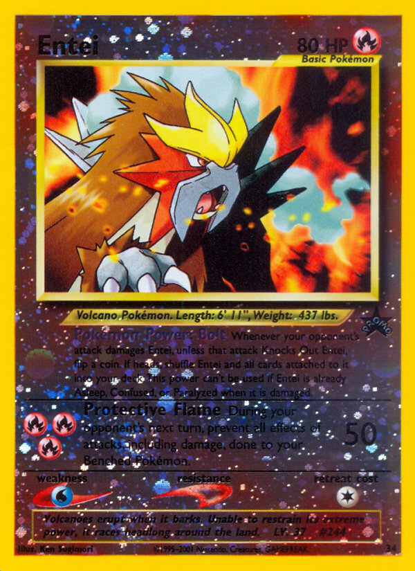 Entei (34) [Wizards of the Coast: Black Star Promos] | The Gaming-Verse