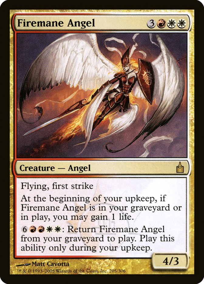 Firemane Angel [Ravnica: City of Guilds] | The Gaming-Verse