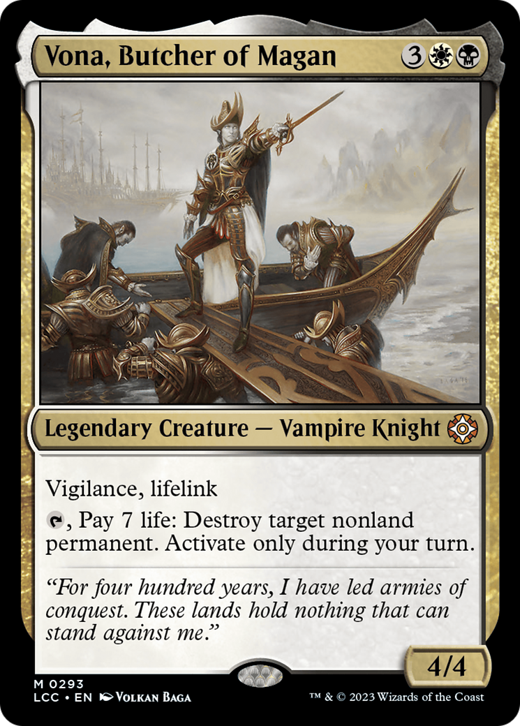 Vona, Butcher of Magan [The Lost Caverns of Ixalan Commander] | The Gaming-Verse