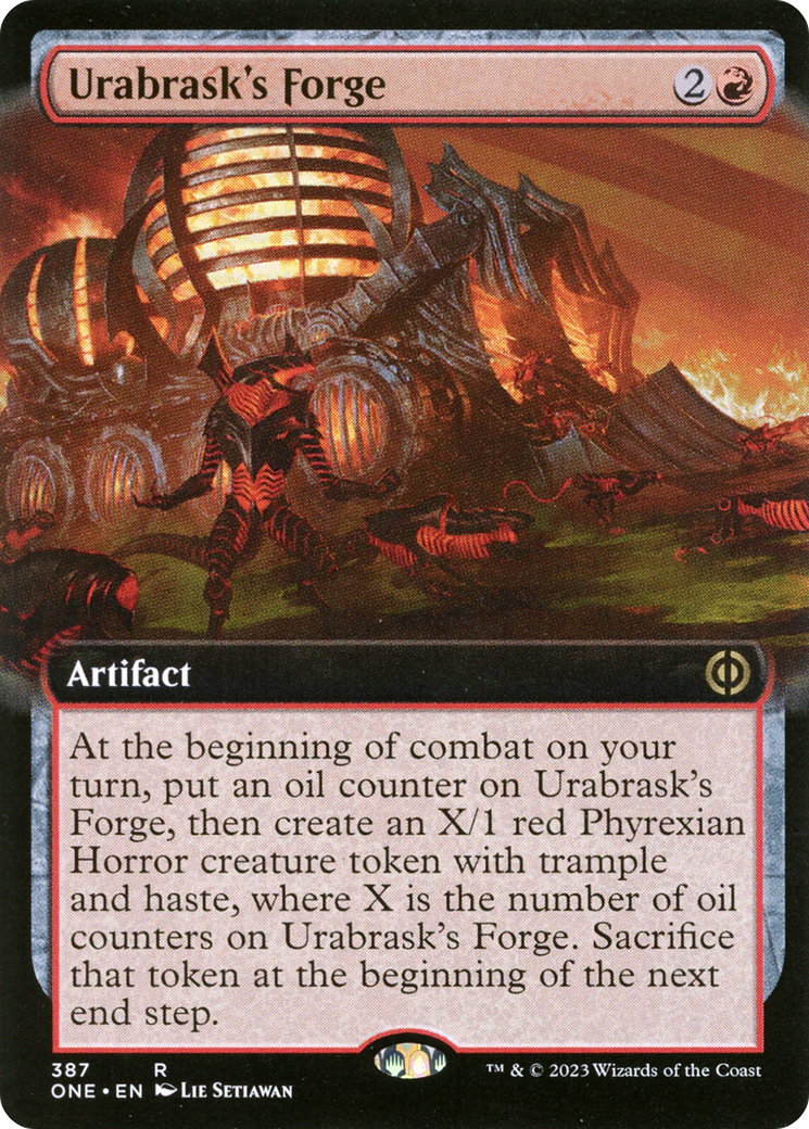 Urabrask's Forge (Extended Art) [Phyrexia: All Will Be One] | The Gaming-Verse