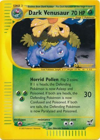 Dark Venusaur (7) (Jumbo Card) [Best of Promos] | The Gaming-Verse