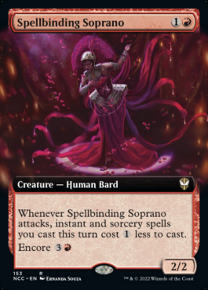 Spellbinding Soprano (Extended Art) [Streets of New Capenna Commander] | The Gaming-Verse