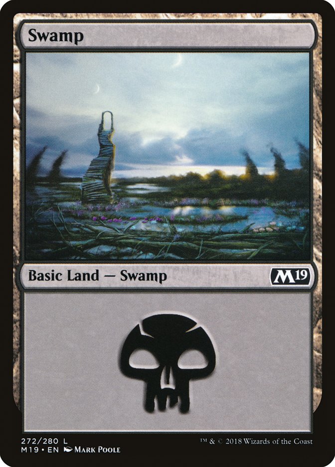 Swamp (#272) [Core Set 2019] | The Gaming-Verse