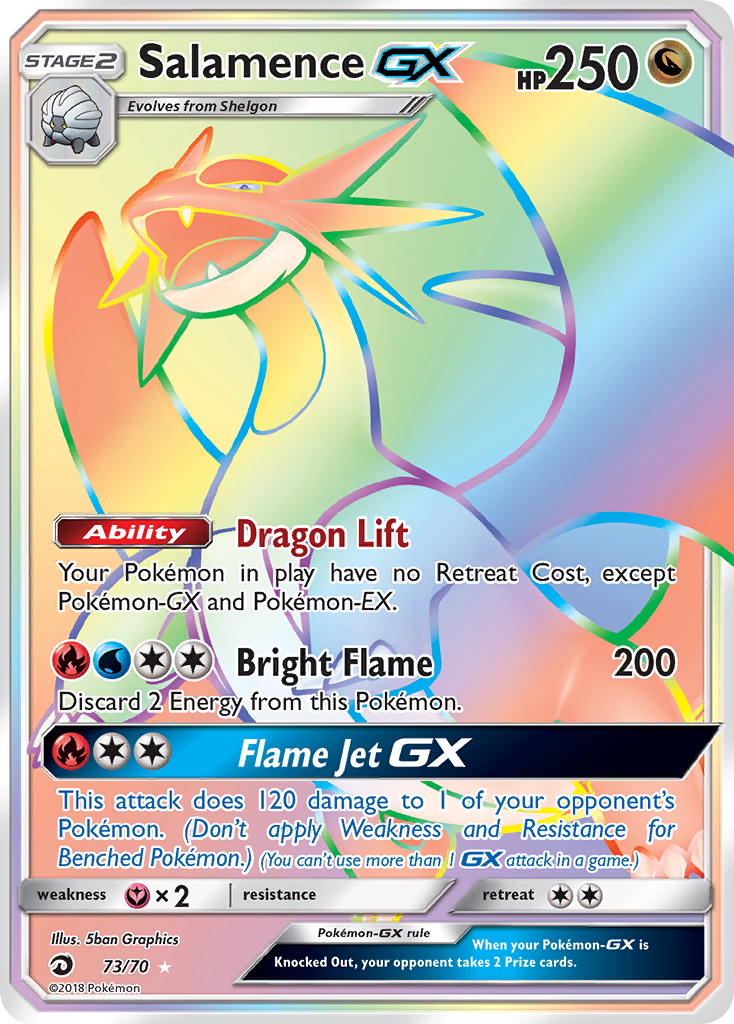 Salamence GX (73/70) [Sun & Moon: Dragon Majesty] | The Gaming-Verse