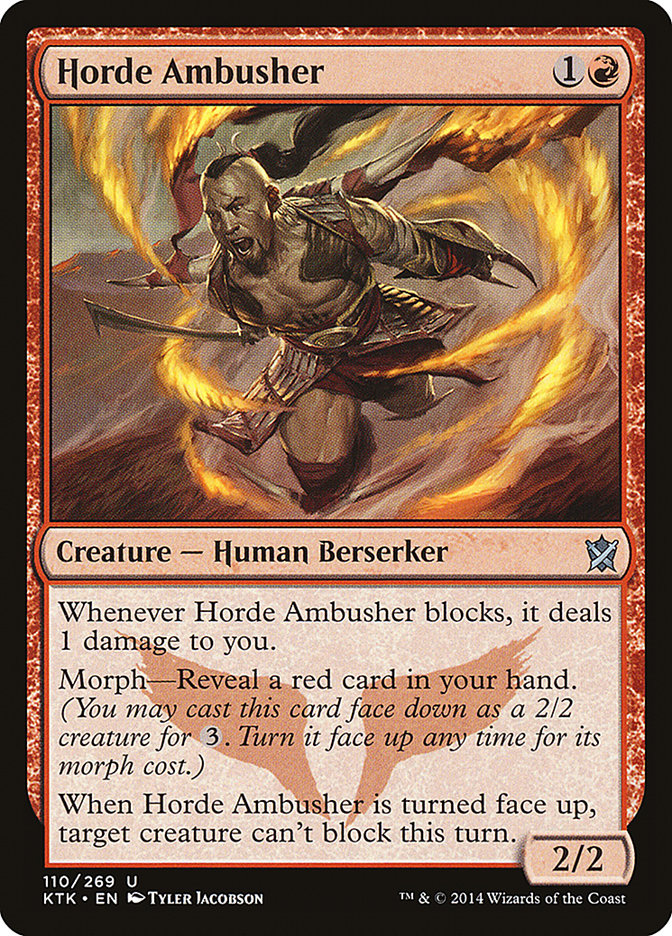 Horde Ambusher [Khans of Tarkir] | The Gaming-Verse