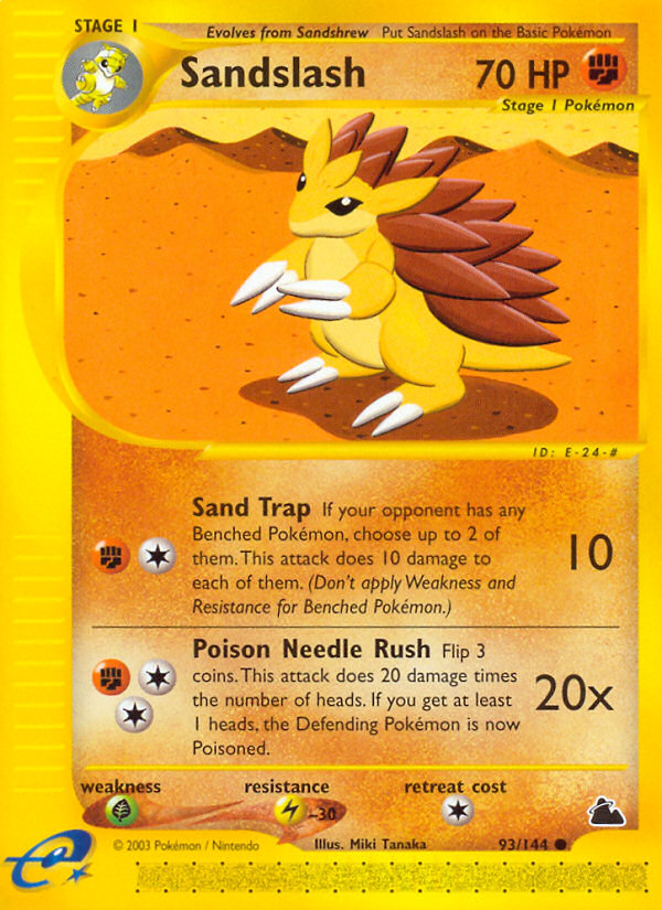 Sandslash (93/144) [Skyridge] | The Gaming-Verse