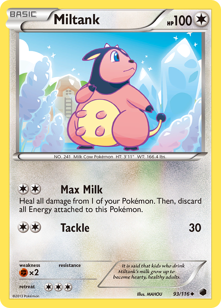 Miltank (93/116) [Black & White: Plasma Freeze] | The Gaming-Verse