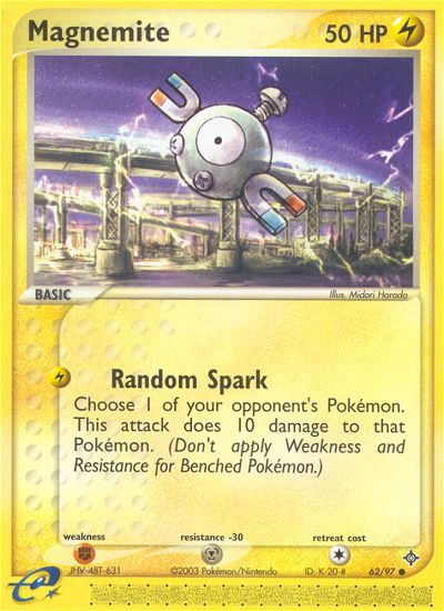 Magnemite (62/97) [EX: Dragon] | The Gaming-Verse