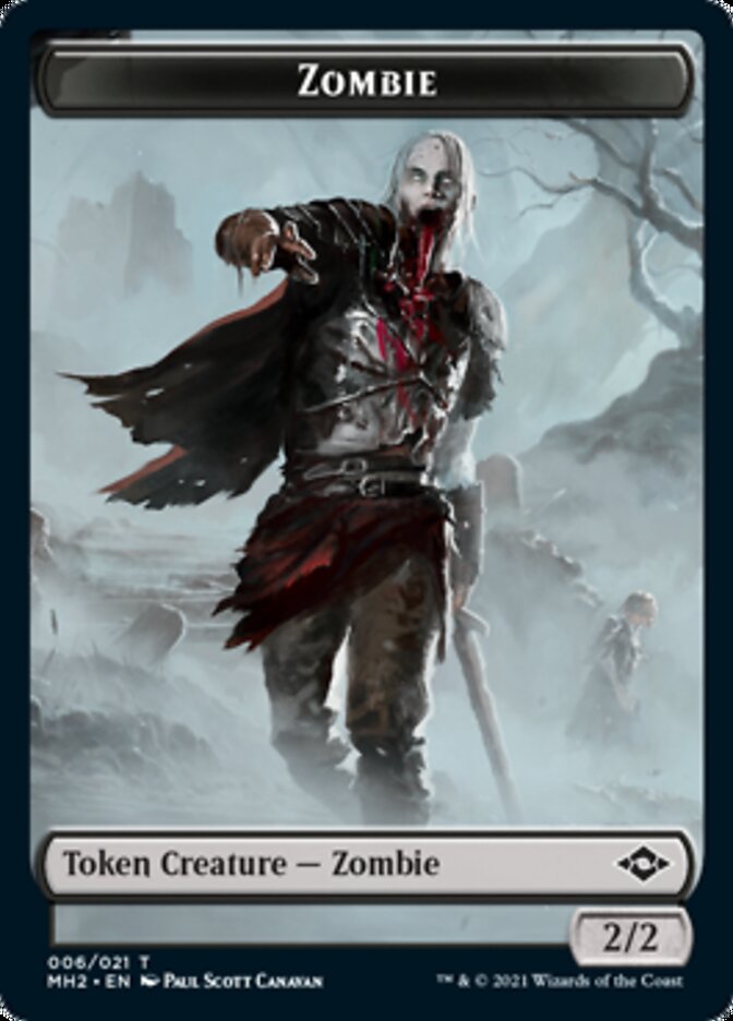 Zombie Token [Modern Horizons 2 Tokens] | The Gaming-Verse