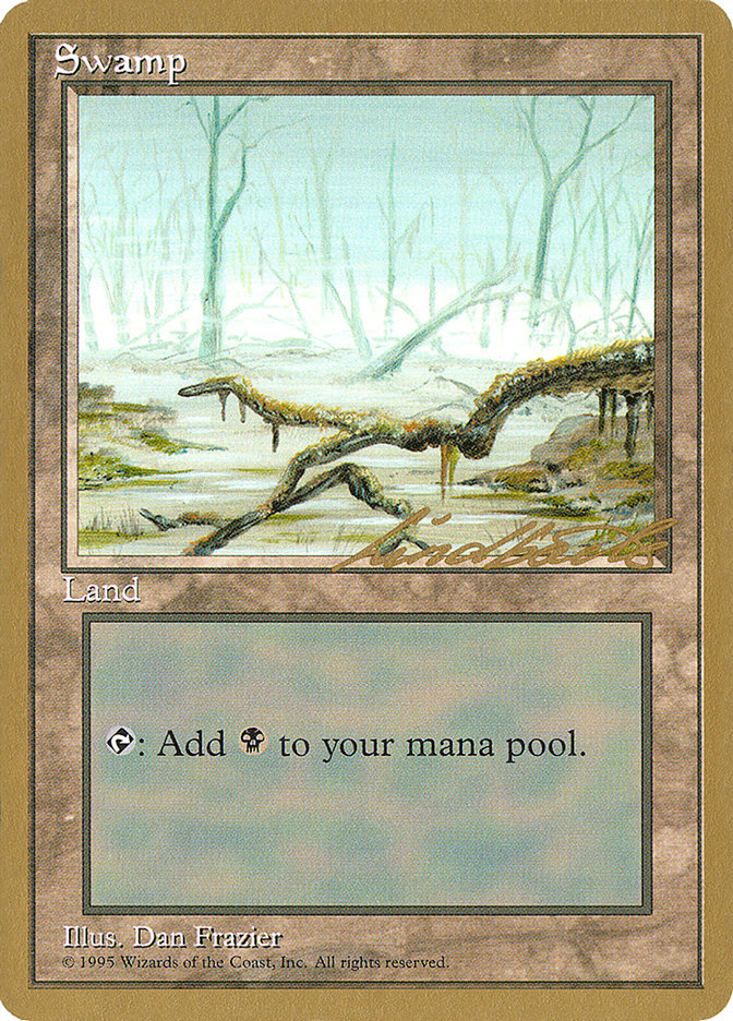 Swamp (ll372) (Leon Lindback) [Pro Tour Collector Set] | The Gaming-Verse