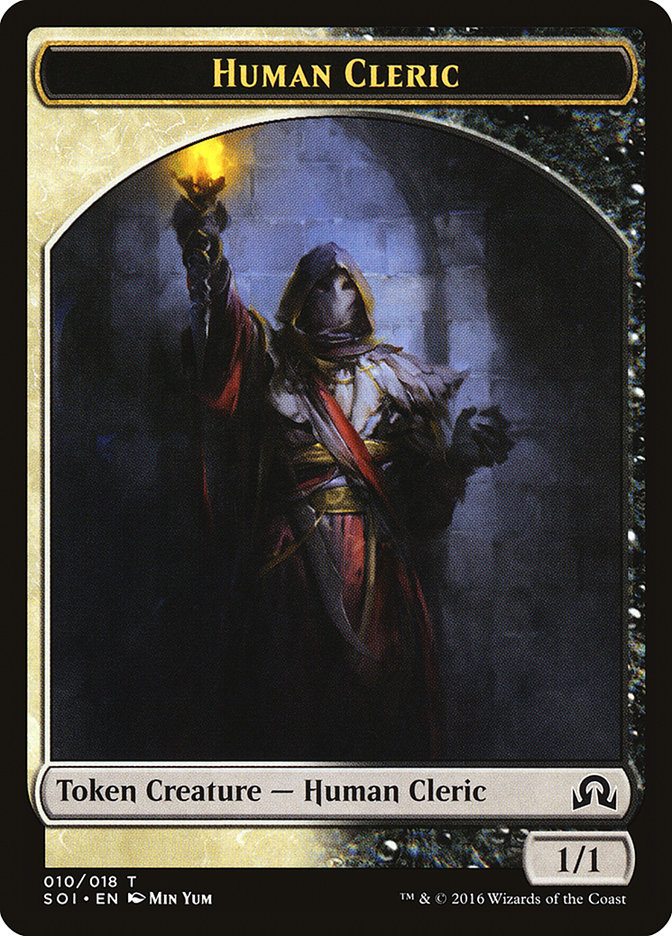 Human Cleric [Shadows over Innistrad Tokens] | The Gaming-Verse