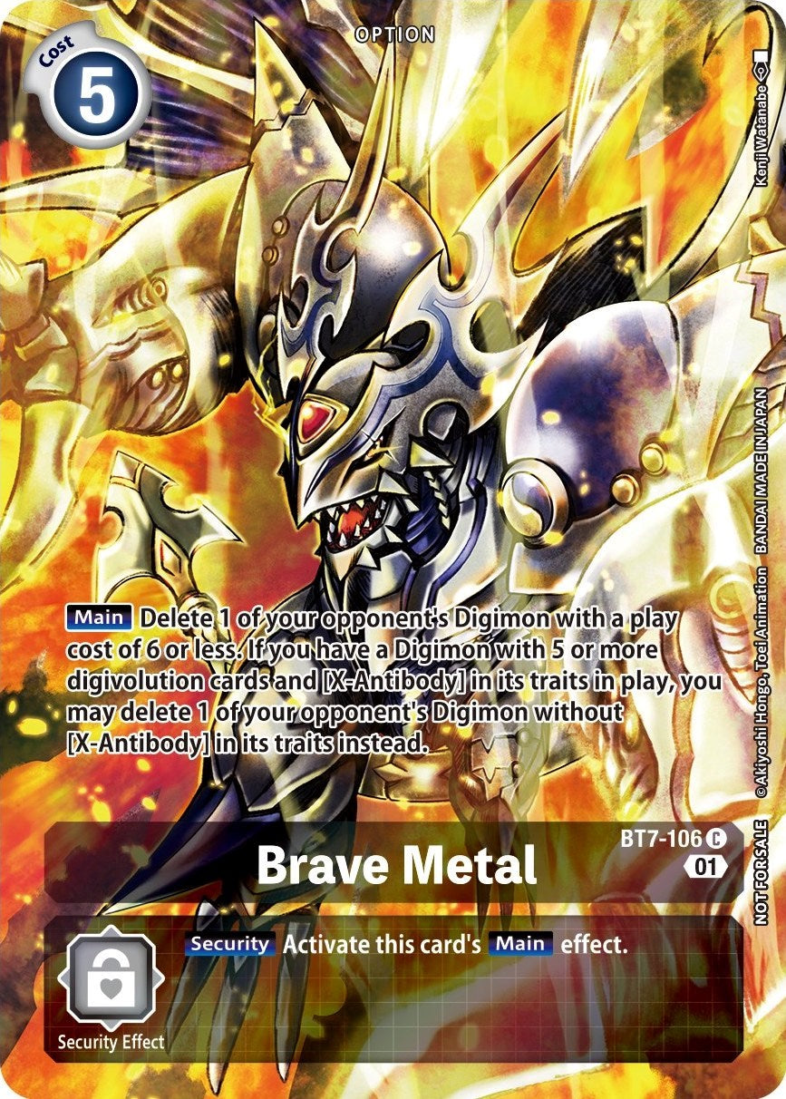 Brave Metal [BT7-106] (Premium Deck Set) [Next Adventure Promos] | The Gaming-Verse