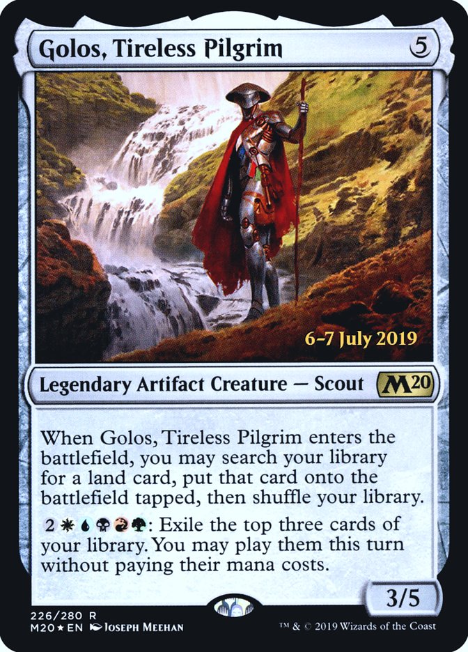 Golos, Tireless Pilgrim  [Core Set 2020 Prerelease Promos] | The Gaming-Verse