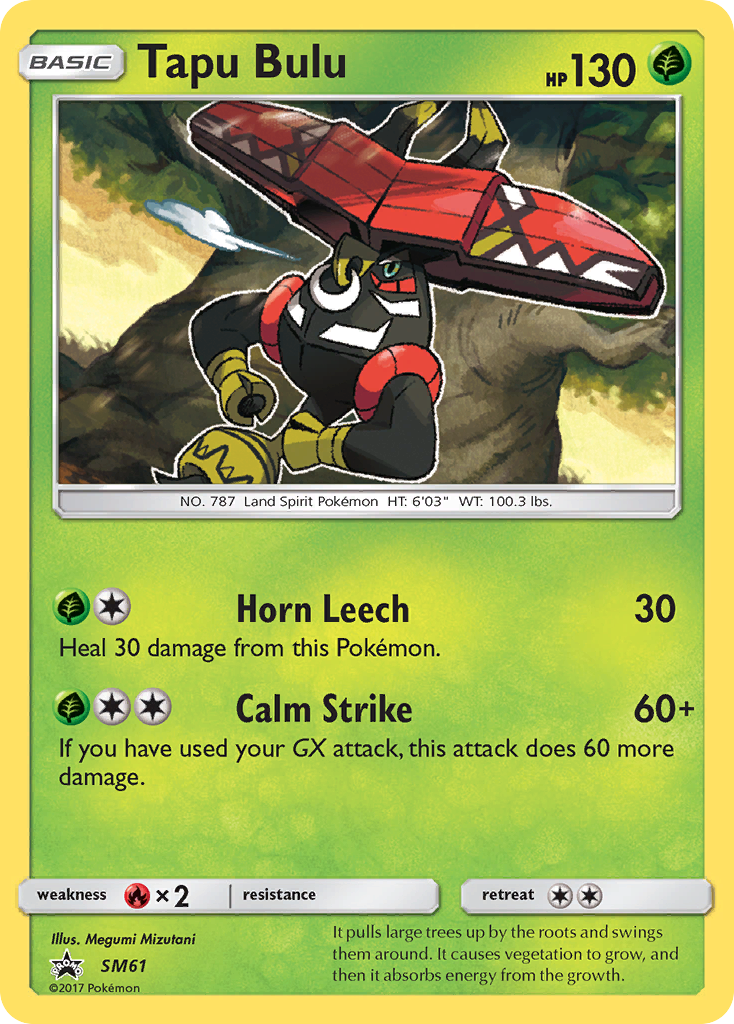 Tapu Bulu (SM61) [Sun & Moon: Black Star Promos] | The Gaming-Verse