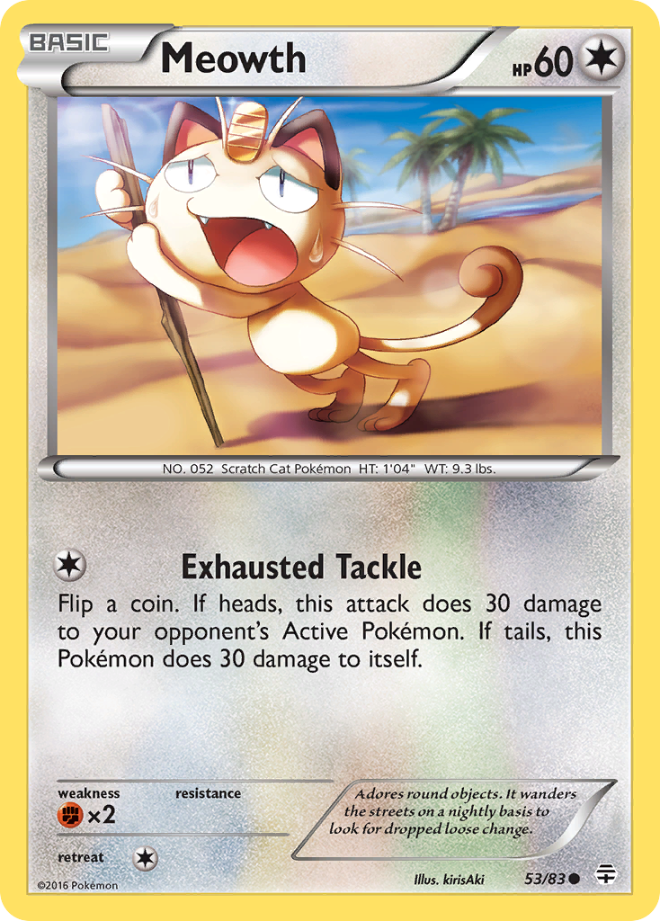 Meowth (53/83) [XY: Generations] | The Gaming-Verse