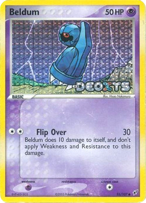 Beldum (55/107) (Stamped) [EX: Deoxys] | The Gaming-Verse