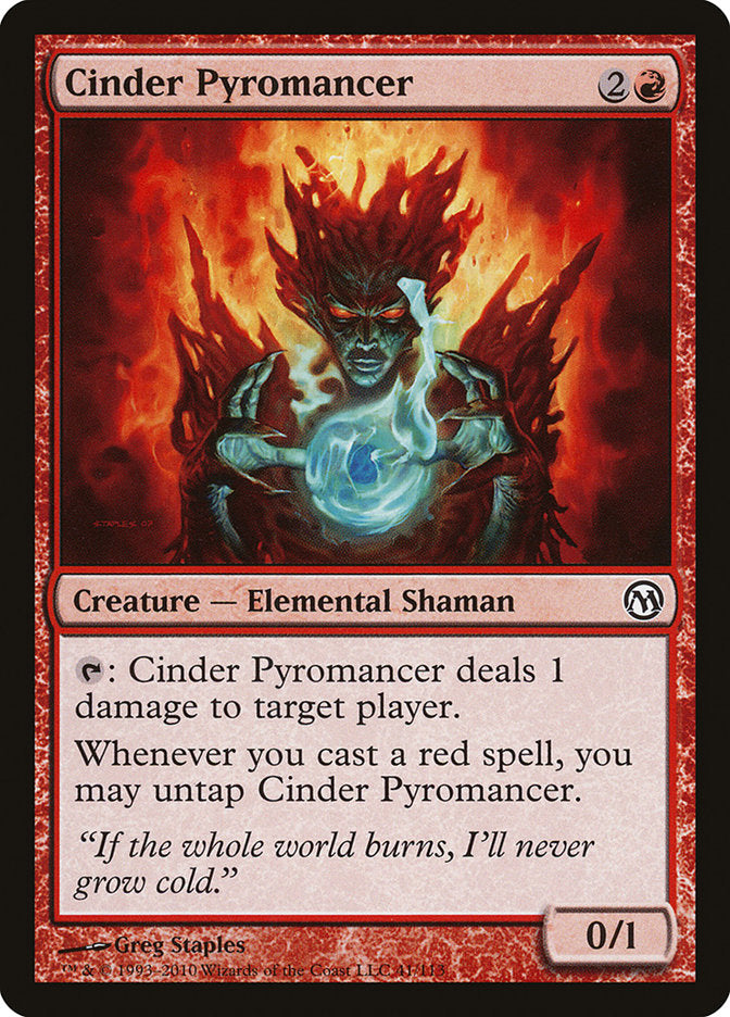 Cinder Pyromancer [Duels of the Planeswalkers] | The Gaming-Verse