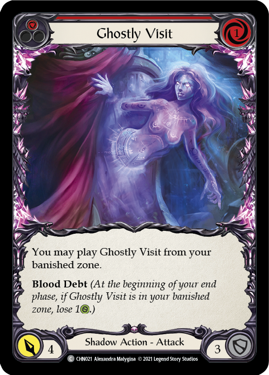 Ghostly Visit (Red) [CHN021] (Monarch Chane Blitz Deck) | The Gaming-Verse