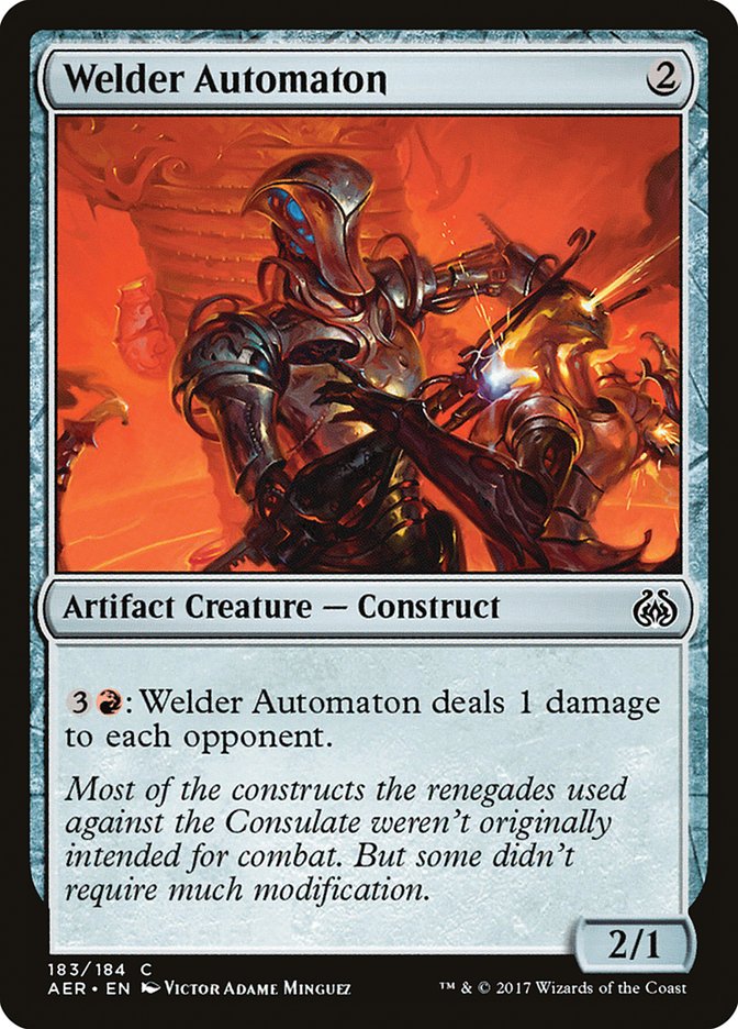 Welder Automaton [Aether Revolt] | The Gaming-Verse