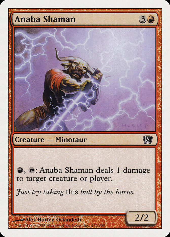 Anaba Shaman [Eighth Edition] | The Gaming-Verse