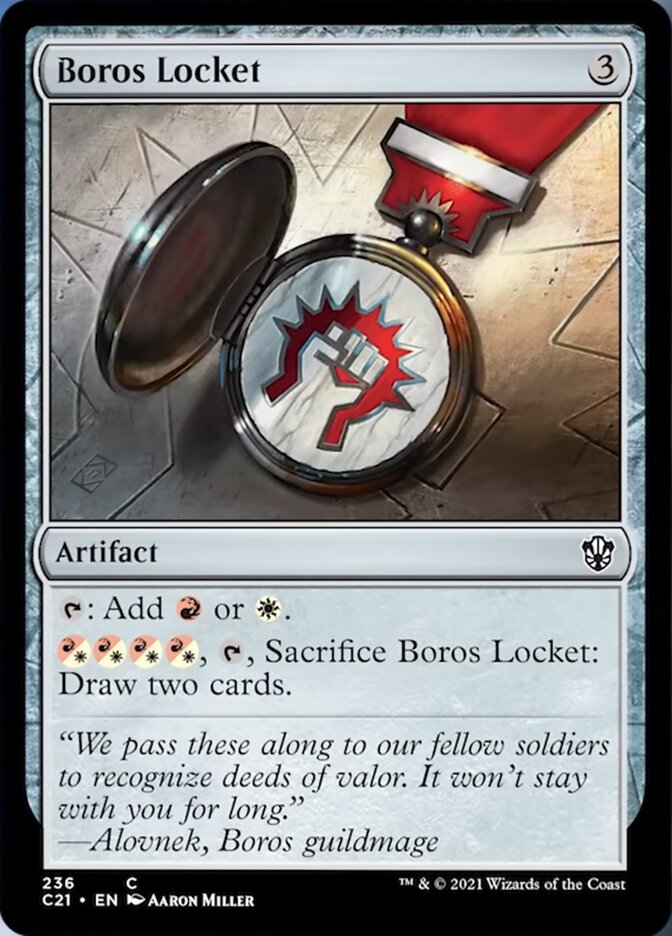 Boros Locket [Commander 2021] | The Gaming-Verse