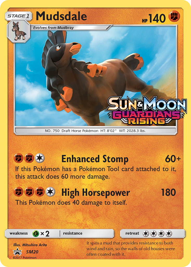 Mudsdale (SM20) [Sun & Moon: Black Star Promos] | The Gaming-Verse