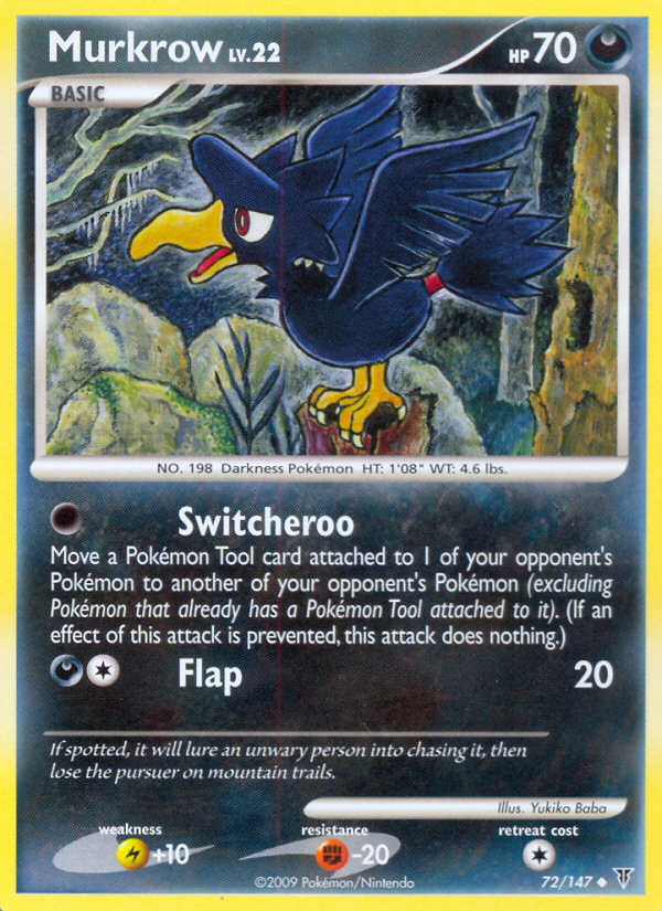 Murkrow (72/147) [Platinum: Supreme Victors] | The Gaming-Verse