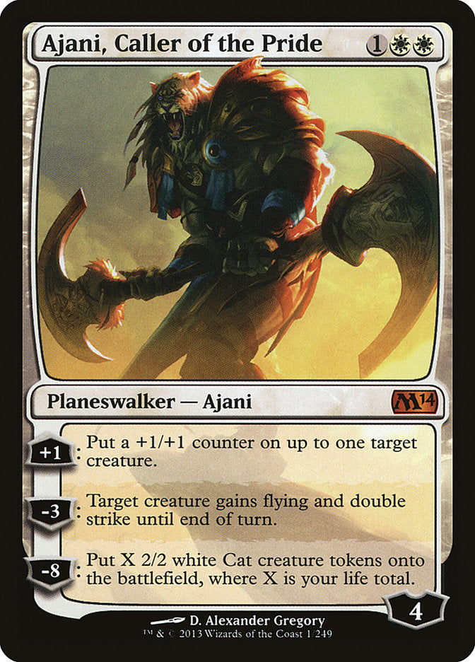 Ajani, Caller of the Pride [Magic 2014] | The Gaming-Verse