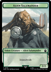 Alien Salamander // Mutant Double-Sided Token [Doctor Who Tokens] | The Gaming-Verse