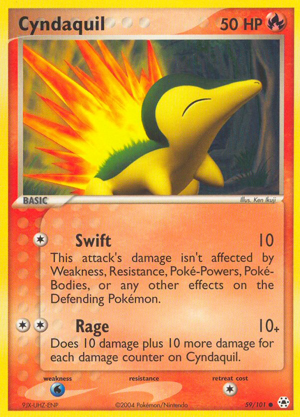 Cyndaquil (59/101) [EX: Hidden Legends] | The Gaming-Verse