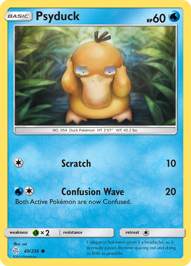 Psyduck (40/236) [Sun & Moon: Cosmic Eclipse] | The Gaming-Verse