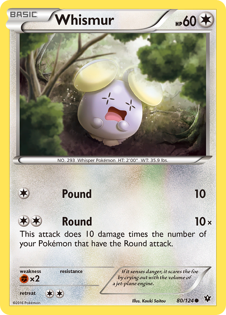 Whismur (80/124) [XY: Fates Collide] | The Gaming-Verse