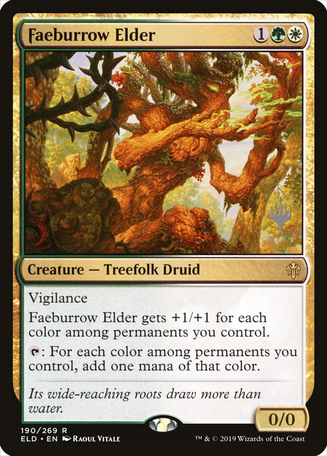 Faeburrow Elder (Promo Pack) [Throne of Eldraine Promos] | The Gaming-Verse