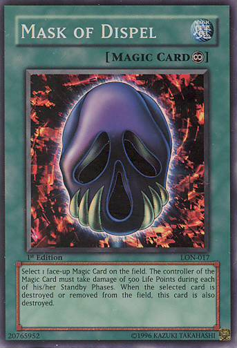 Mask of Dispel [LON-017] Super Rare | The Gaming-Verse