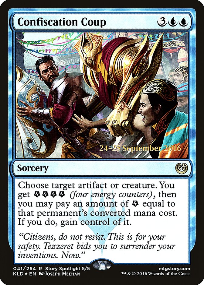 Confiscation Coup  (Prerelease) [Kaladesh Prerelease Promos] | The Gaming-Verse