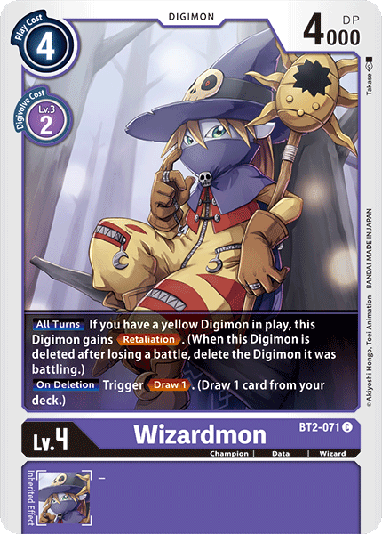 Wizardmon [BT2-071] [Release Special Booster Ver.1.0] | The Gaming-Verse