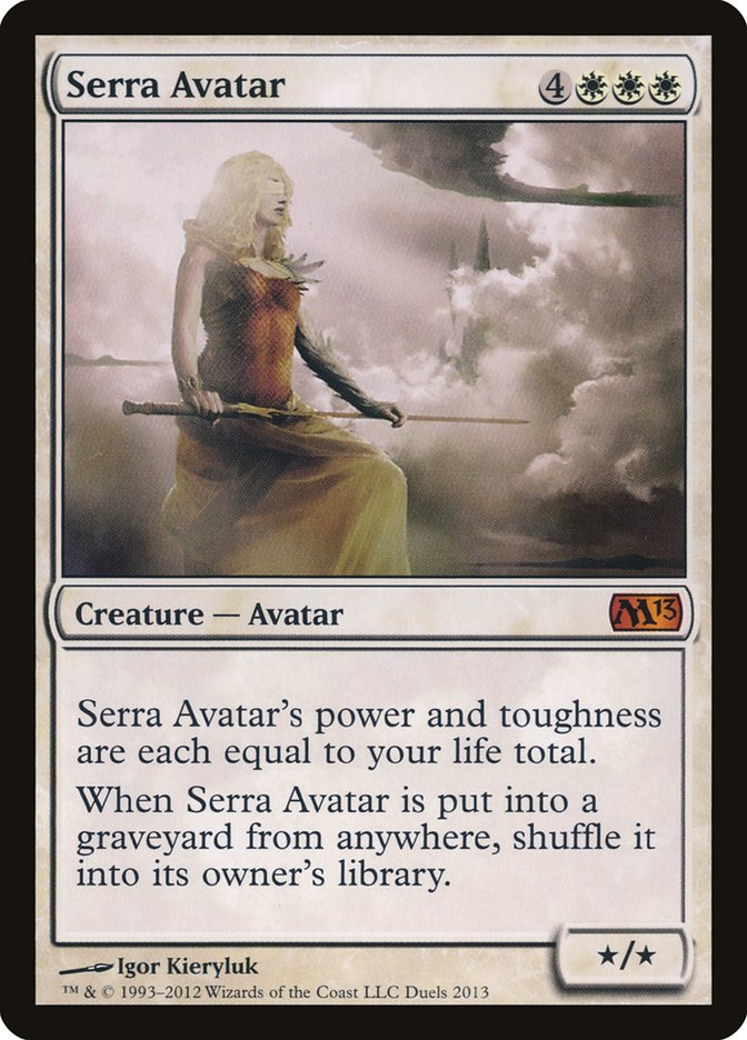 Serra Avatar (Duels of the Planeswalkers Promos) [Duels of the Planeswalkers Promos 2012] | The Gaming-Verse