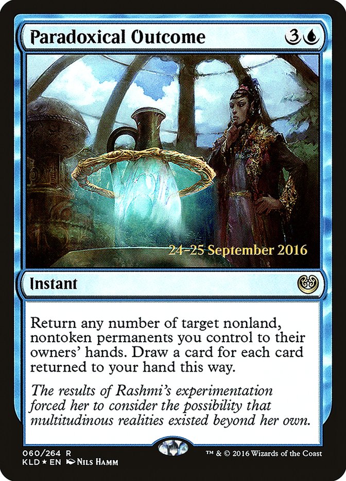 Paradoxical Outcome  (Prerelease) [Kaladesh Prerelease Promos] | The Gaming-Verse