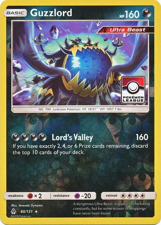 Guzzlord (80/131) (League Promo) [Sun & Moon: Forbidden Light] | The Gaming-Verse