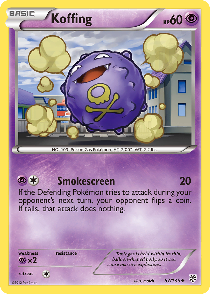 Koffing (57/135) [Black & White: Plasma Storm] | The Gaming-Verse