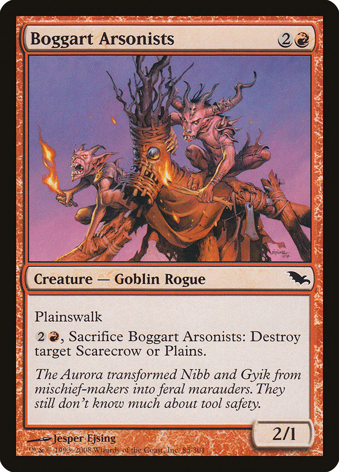 Boggart Arsonists [Shadowmoor] | The Gaming-Verse