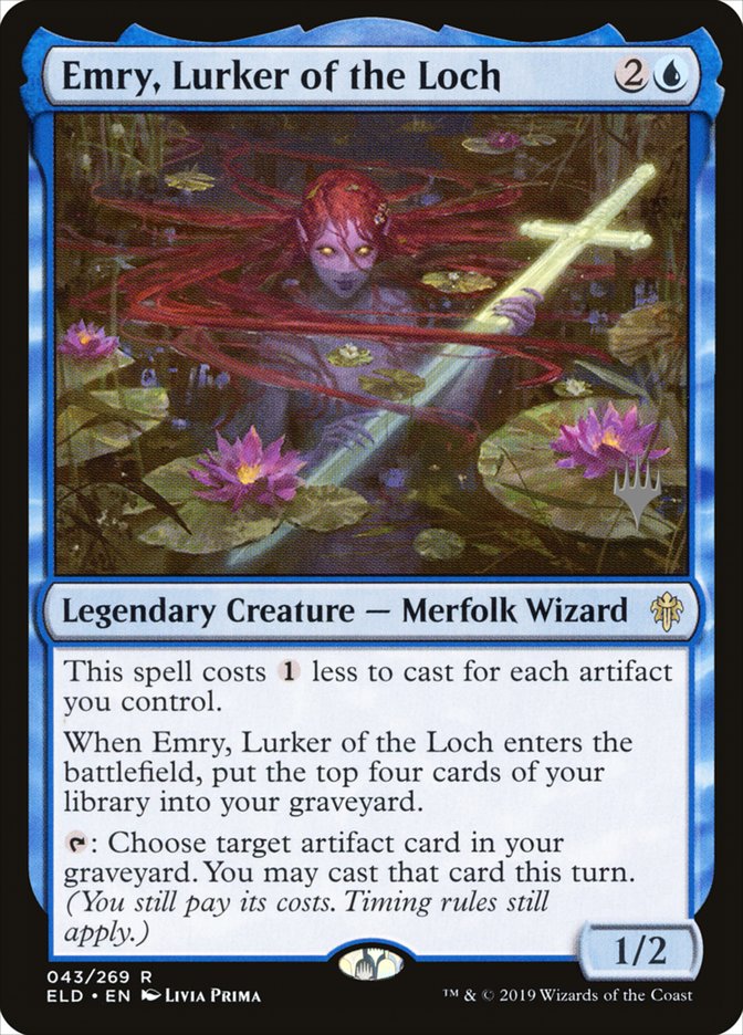 Emry, Lurker of the Loch (Promo Pack) [Throne of Eldraine Promos] | The Gaming-Verse