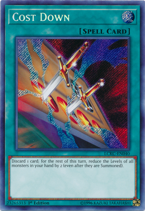 Cost Down [LCKC-EN040] Secret Rare | The Gaming-Verse